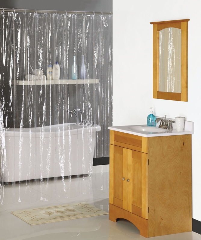 Shower Liner Vinyl Clr 70x72