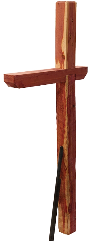 Cedar Drive-in Mailbox Post