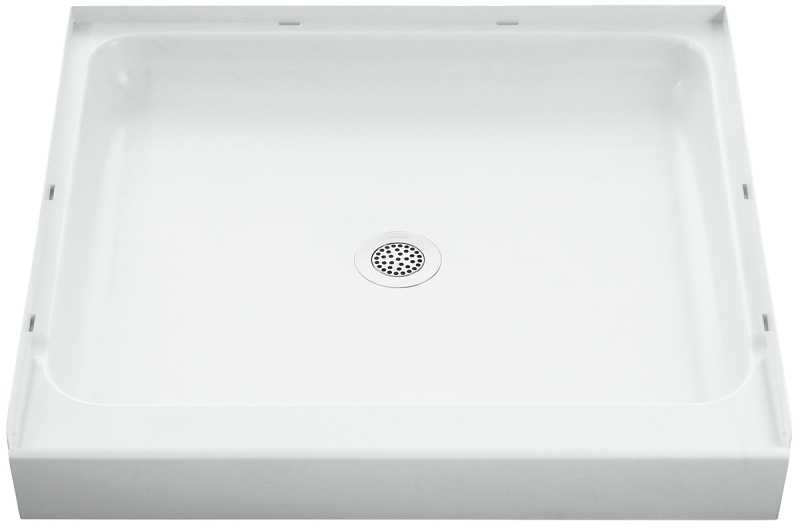 Shower Base Ensemble Wht 36in