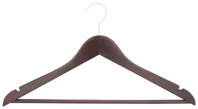Smpl Spcs 5pk Hngr Wood Mhgny
