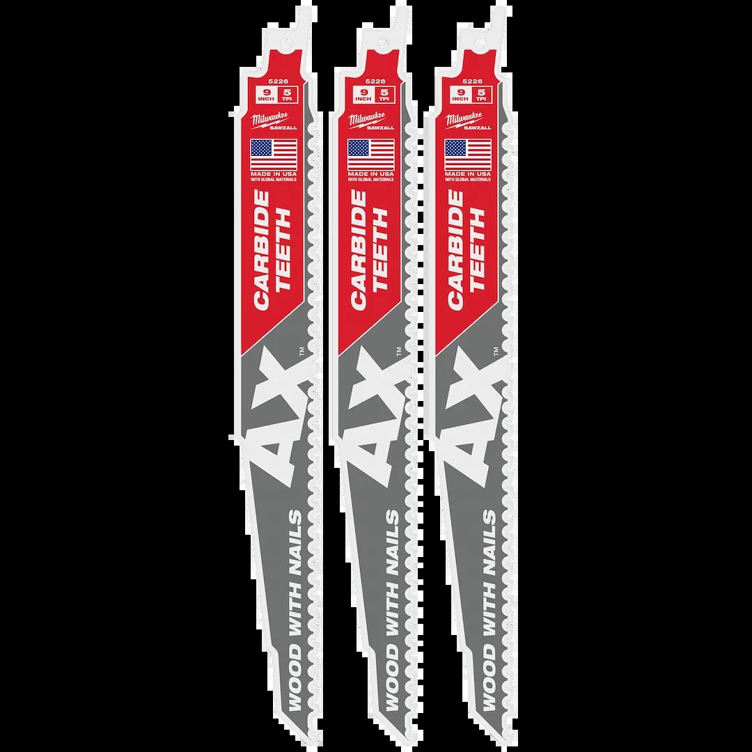 Mlw 9" 5tpi Carb Ax Blade