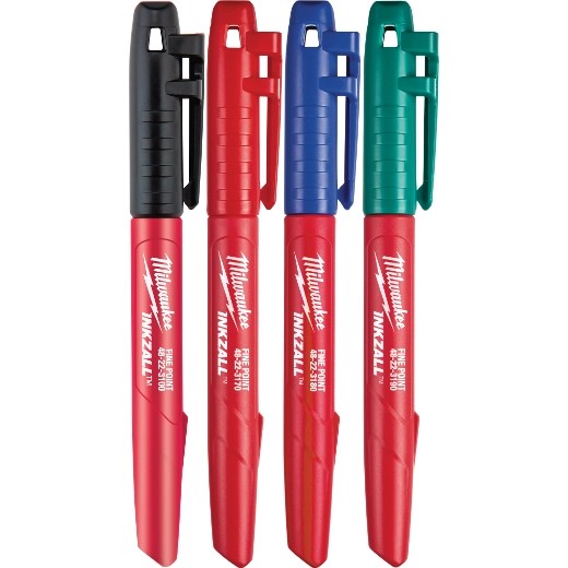 Inkzall 4pk Fine Marker