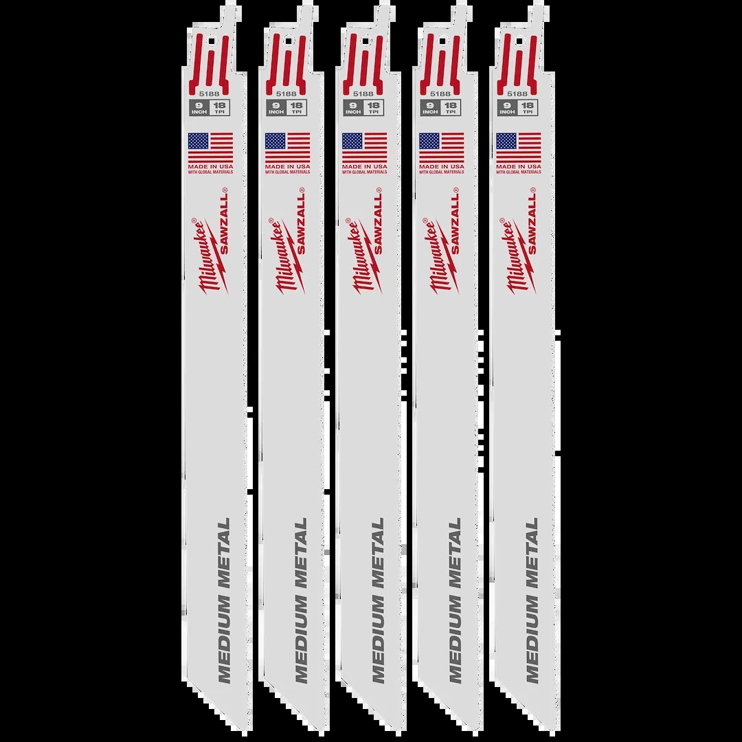 Mlw 5pc 9" 18t Cutt Blade
