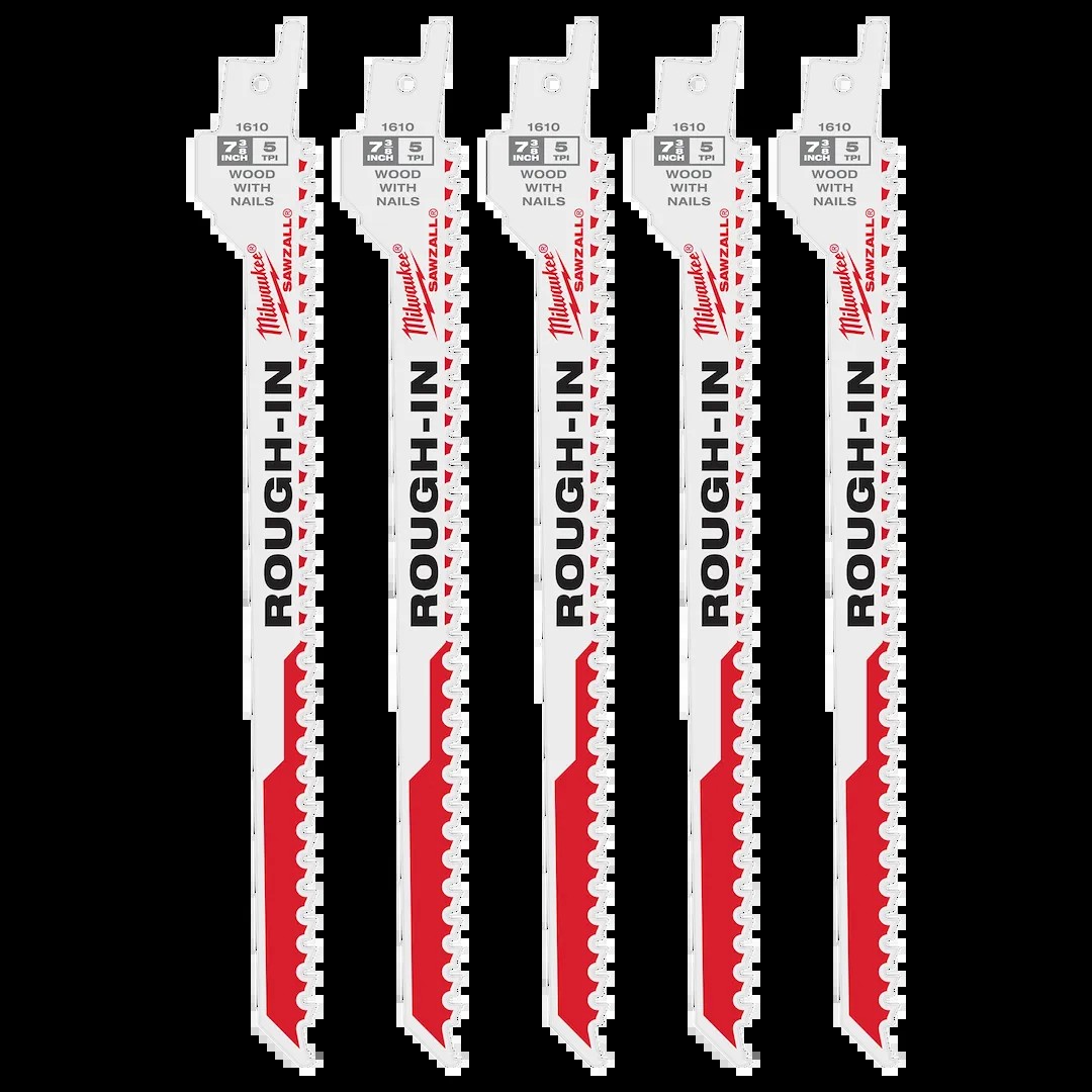 Mlw 5pk 7-3/8"sawzall Blade