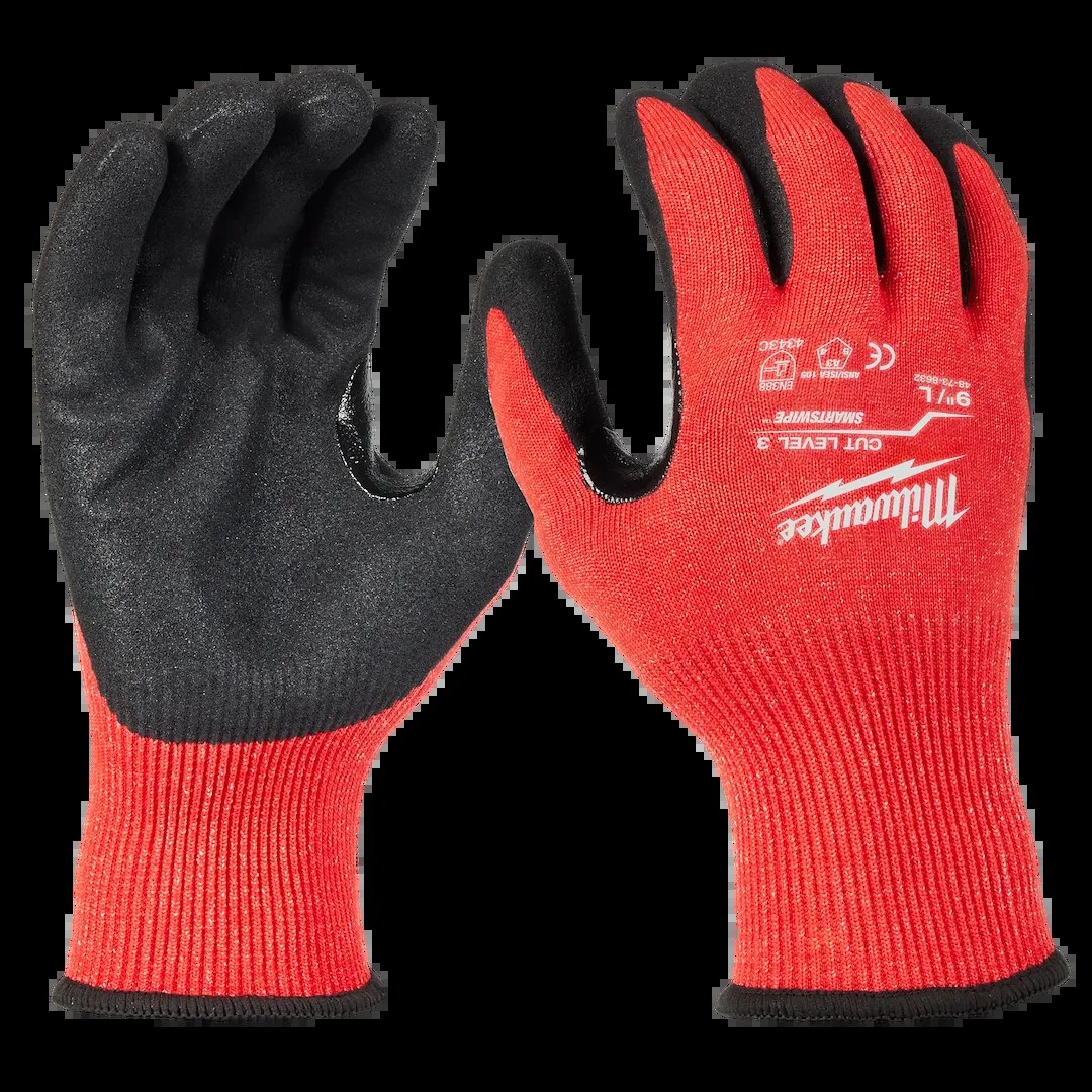 Mk Nitrile Work Gloves Lg Lined