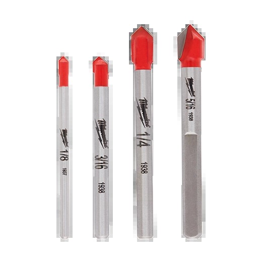 4pc. Glass & Tile Bit Set