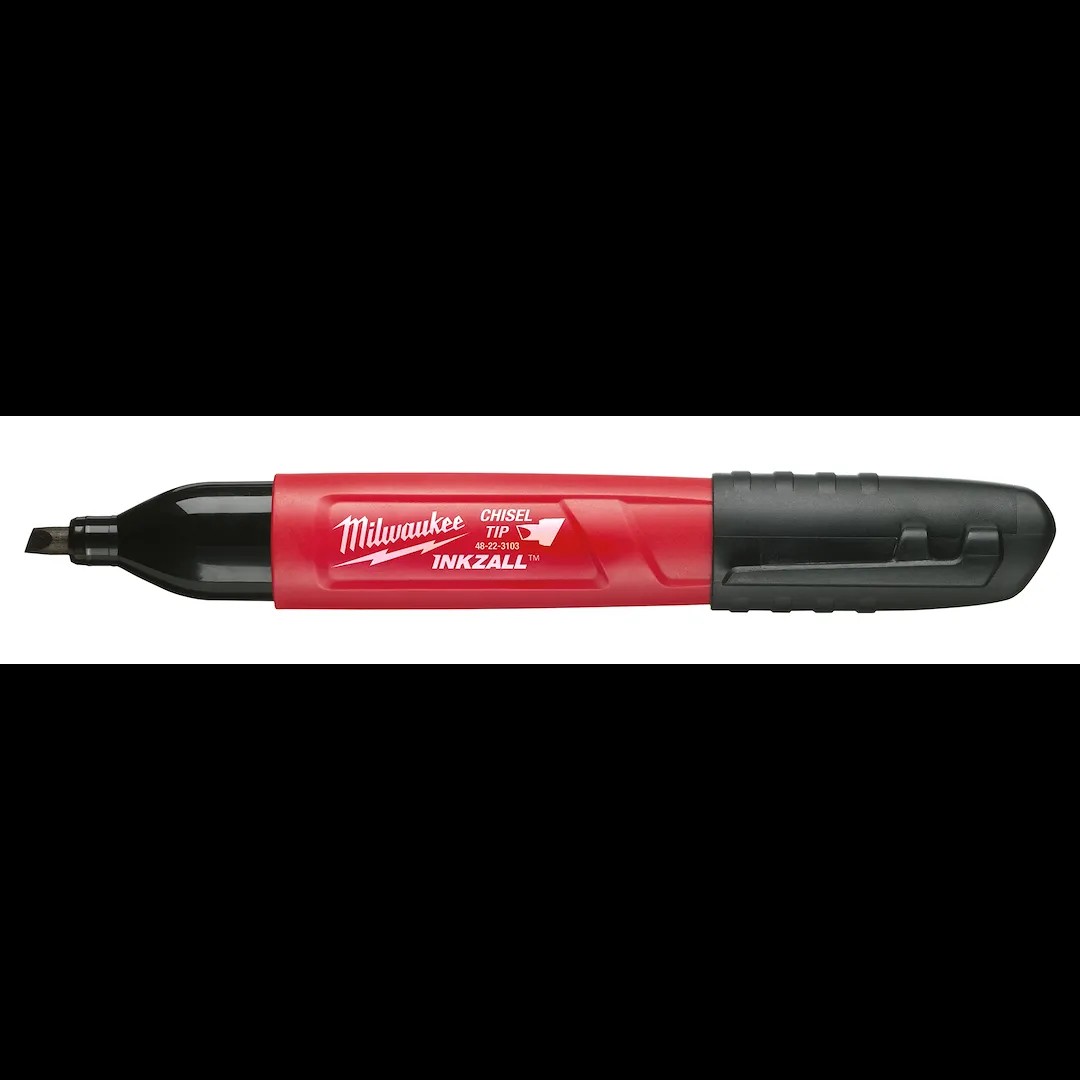 INKZALL? Black Chisel Tip Marker