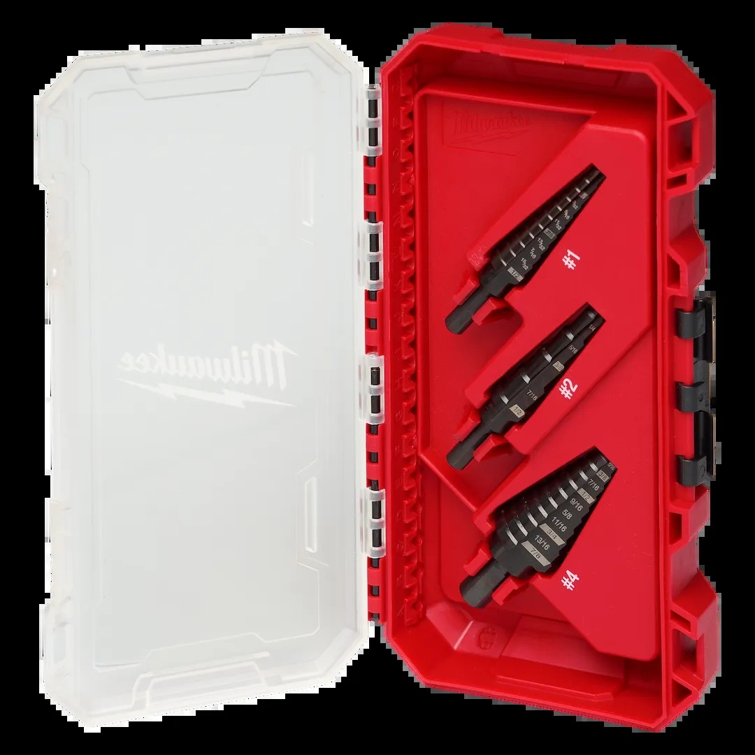 Step Drl Bit Set - 3PC