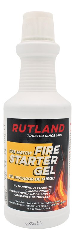 Rutland Fire Starter Gel 16oz