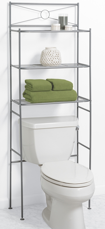 Bthrm Spacesvr 3-shelf Nickel