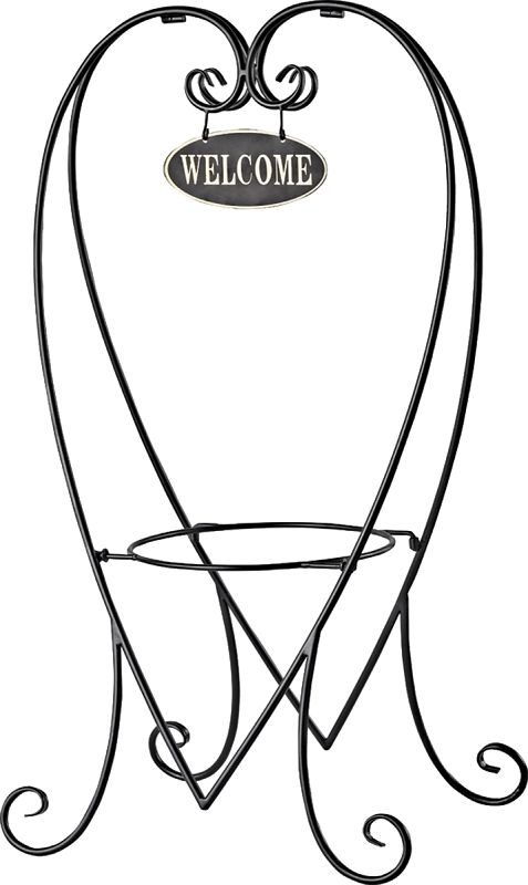 Plant Stand 30" Black Heart