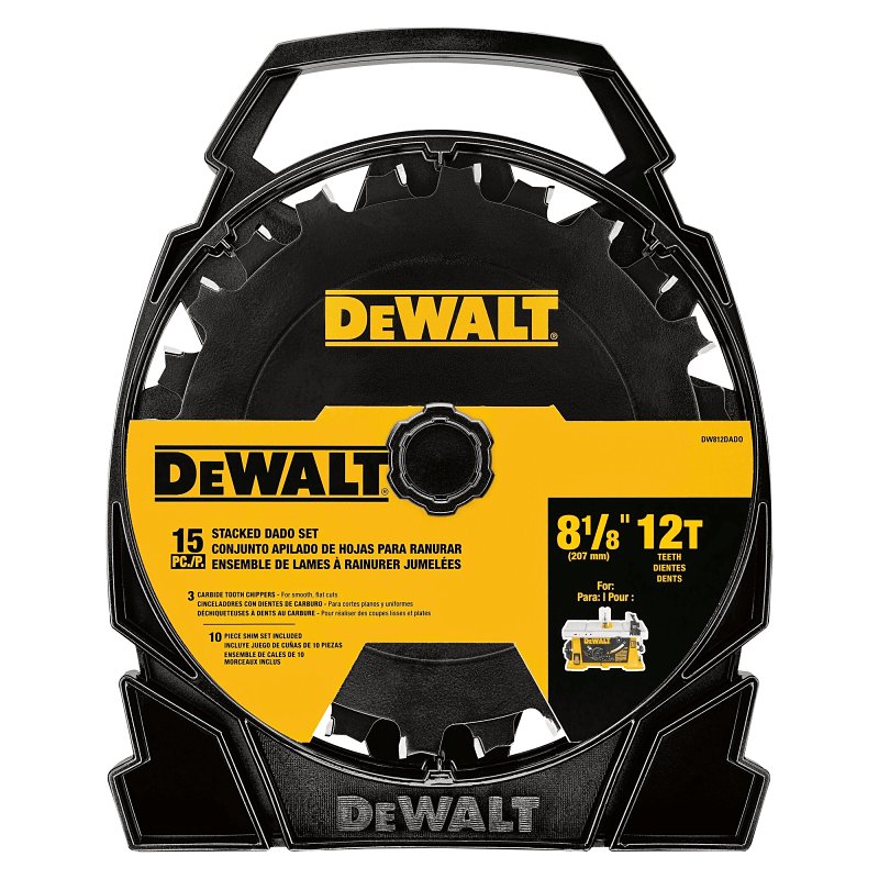 Dado Saw Blade Set 12t 8in