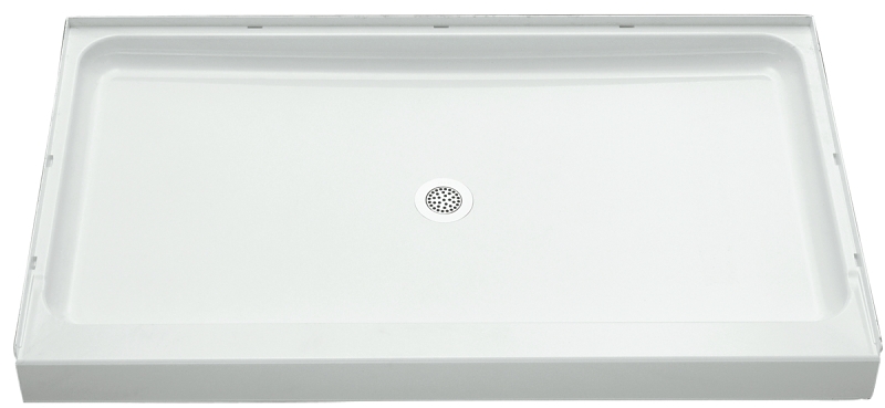 Shower Base Ensemble Wht 60in