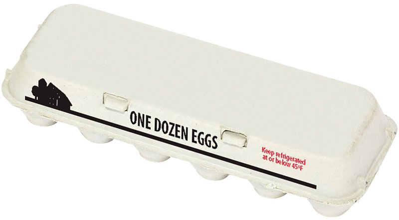 Solid Top Egg Carton