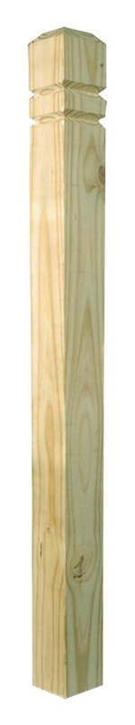Post Newel Dbl V-grv 4x4x54
