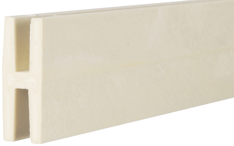 Divider H-channel Wh 8ft