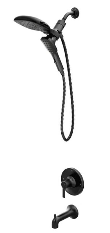 82140bl Tub&shower Fct 1h Mblk