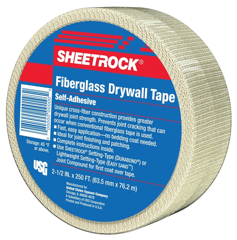 250' 2.5" Wht Dry/wallb Jnt Tape