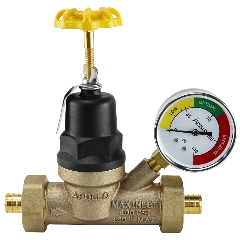 3/4"  Pres Red Valve W/guage