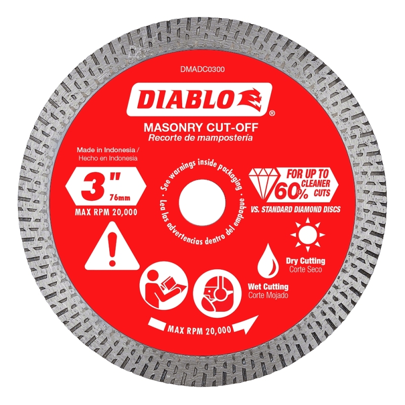 Diablo Cutoff 3" Diam