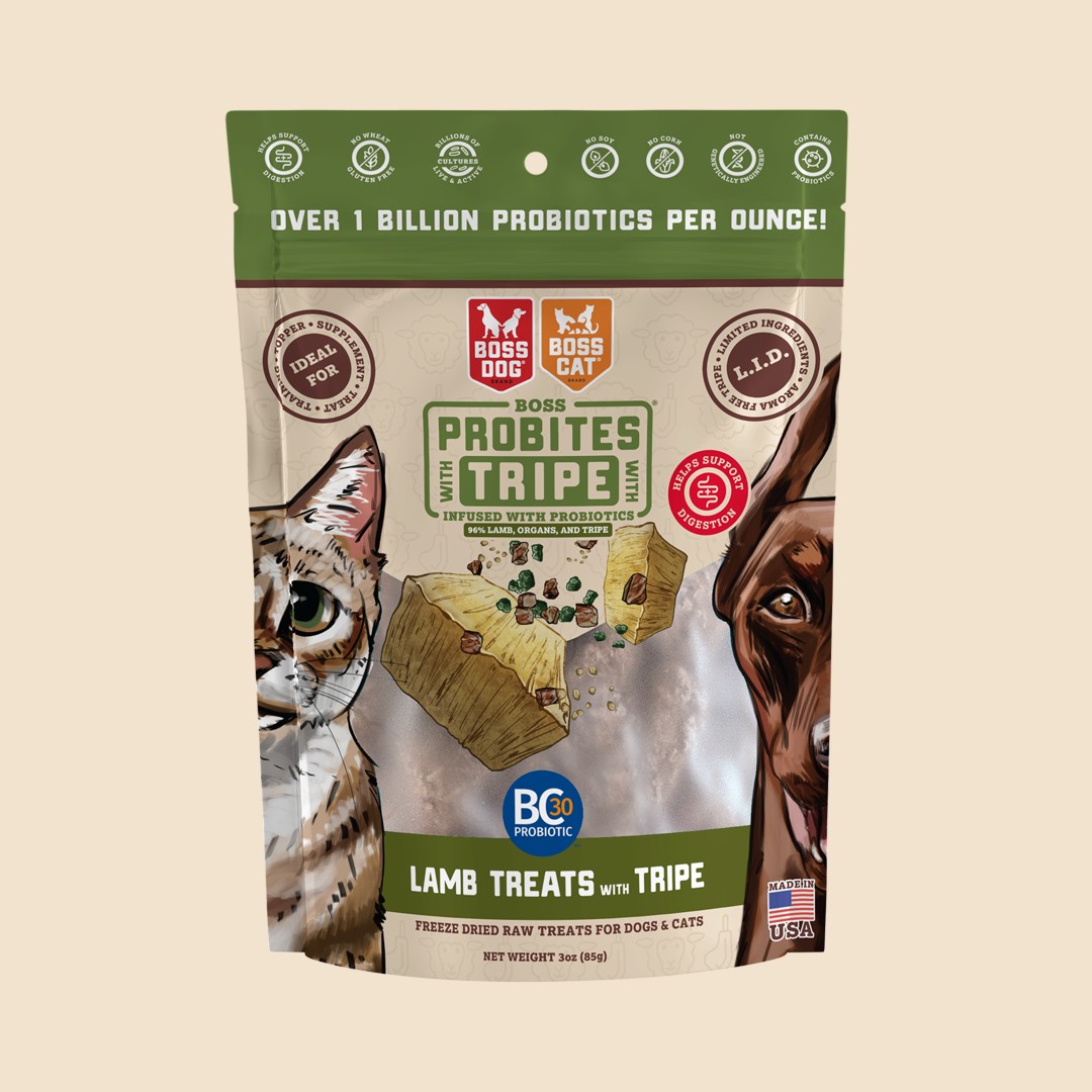 Boss Dog Treat Bites Lamb/trp 3z
