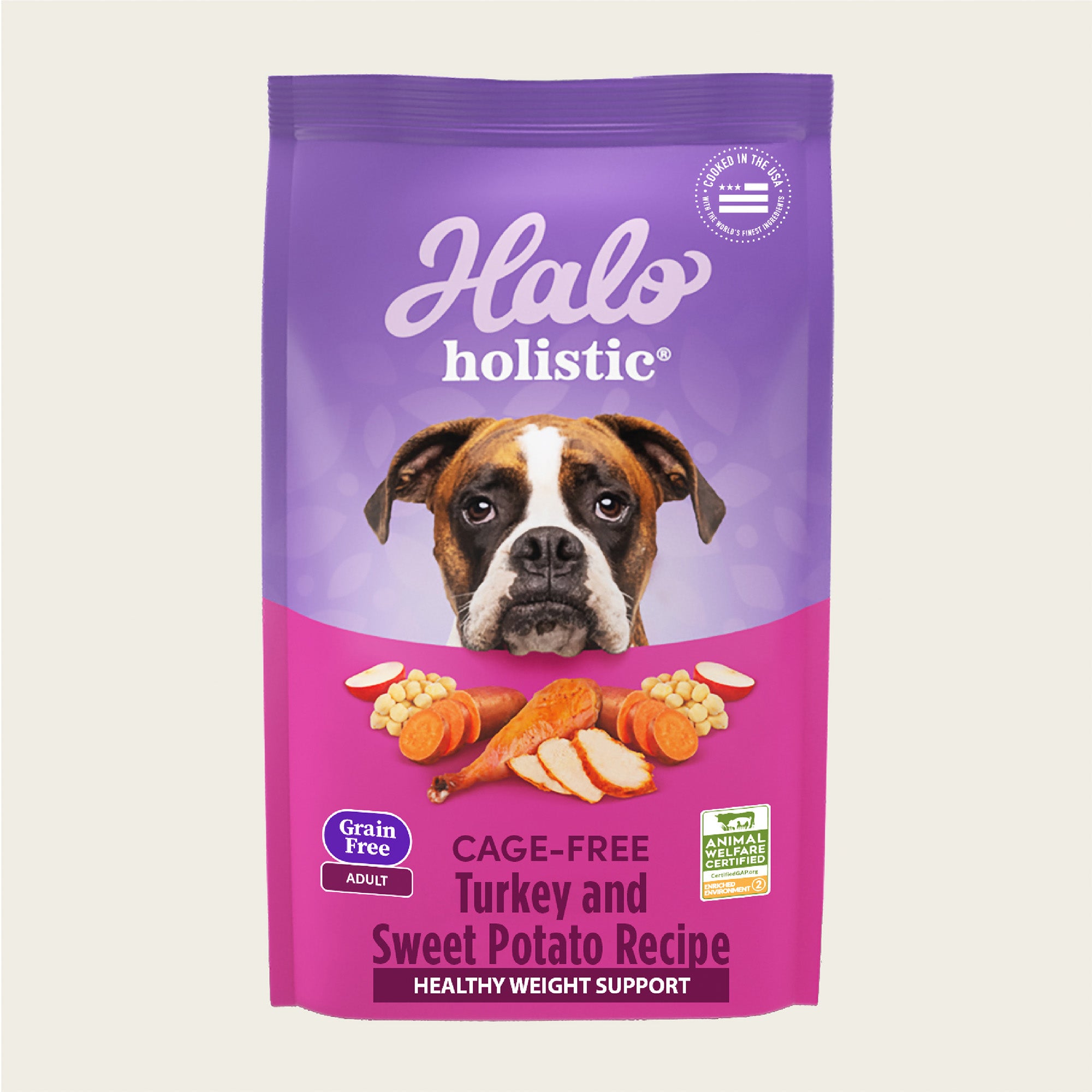 Halo Hol Dog Gf Tky/sw Po 3.5#