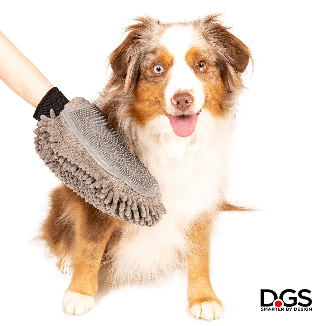 Dgs Grooming Mitt Grey