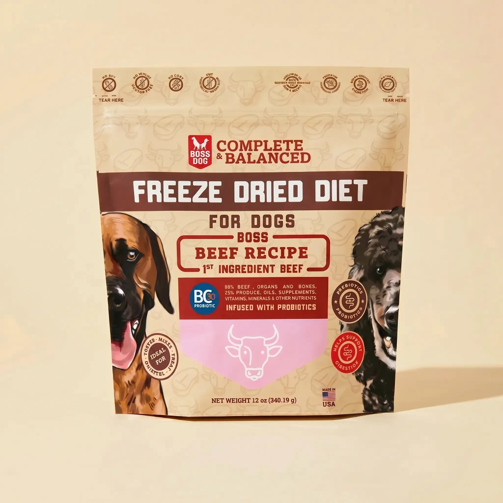 Boss Dog Fd Beef Recipe 12z