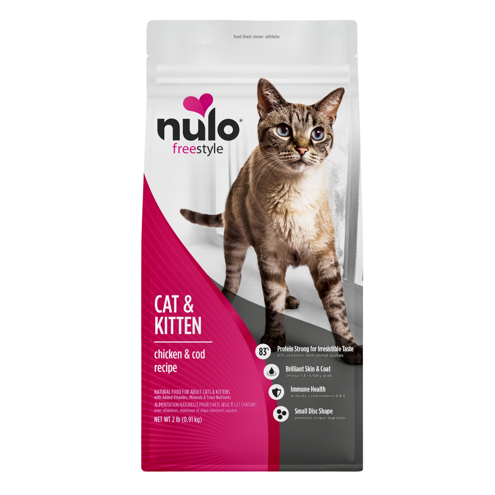 Nulo Free Cat/kit Chkn/cod 5#
