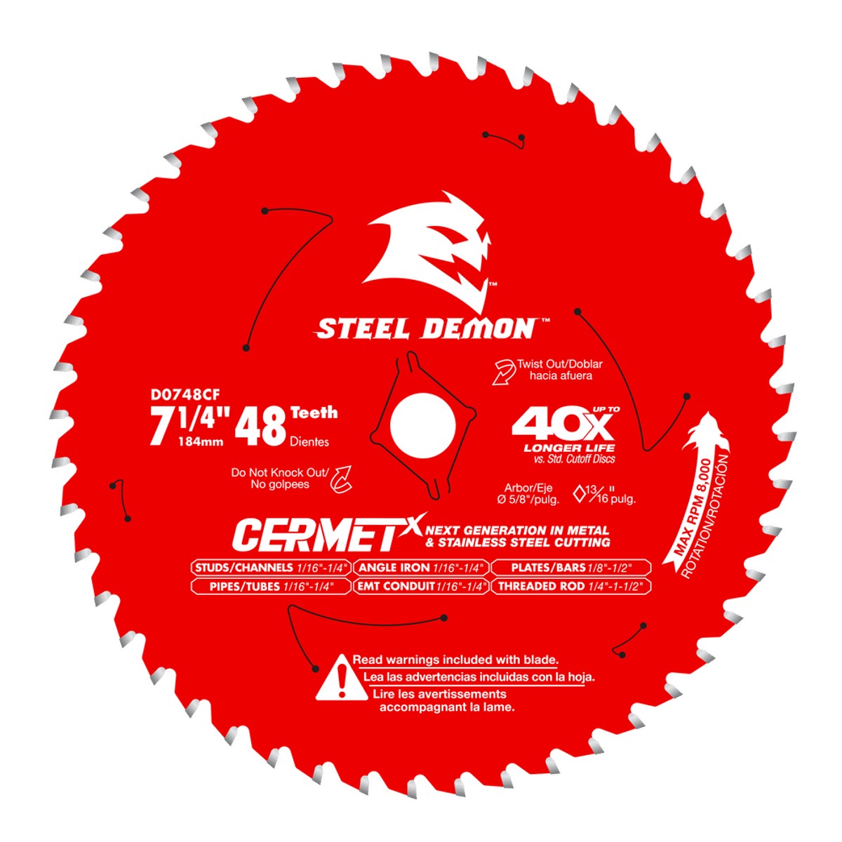7-1/4x48t Cermet Blade