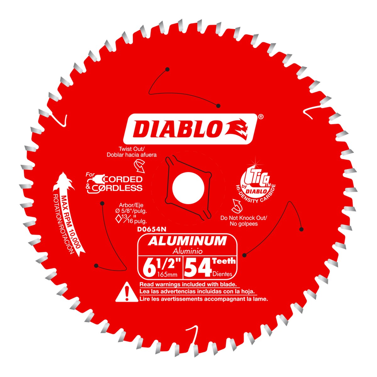 6-1/2''x54t Alu Blade