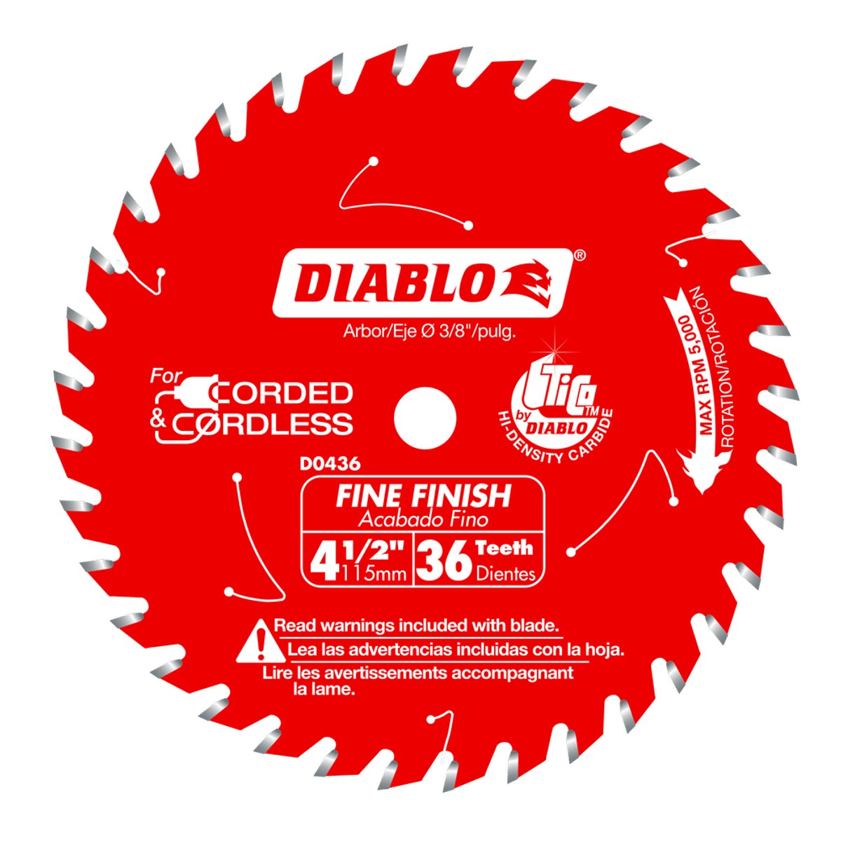 4-3/8x36t Saw Blade