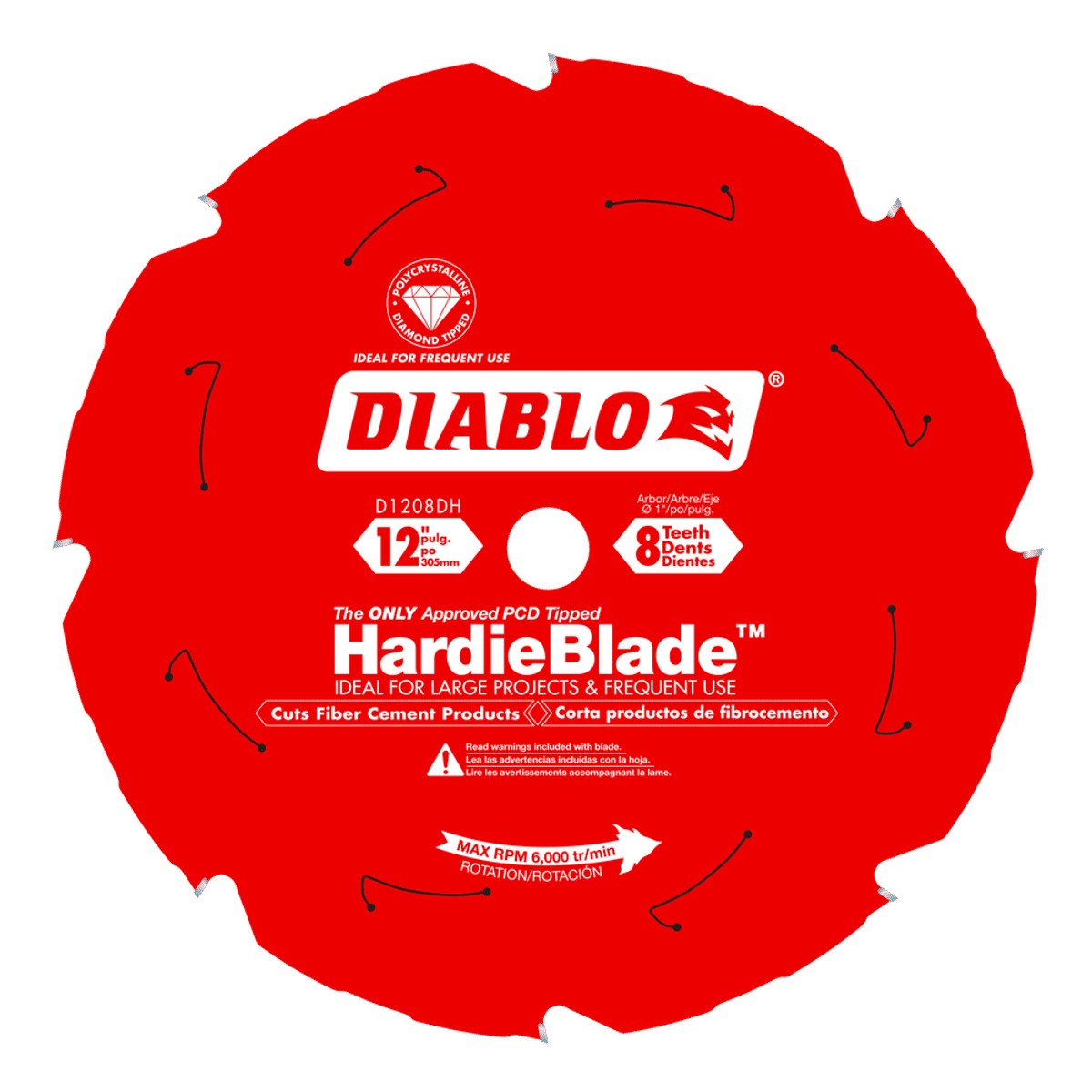 12x8t Pcd Saw Blade