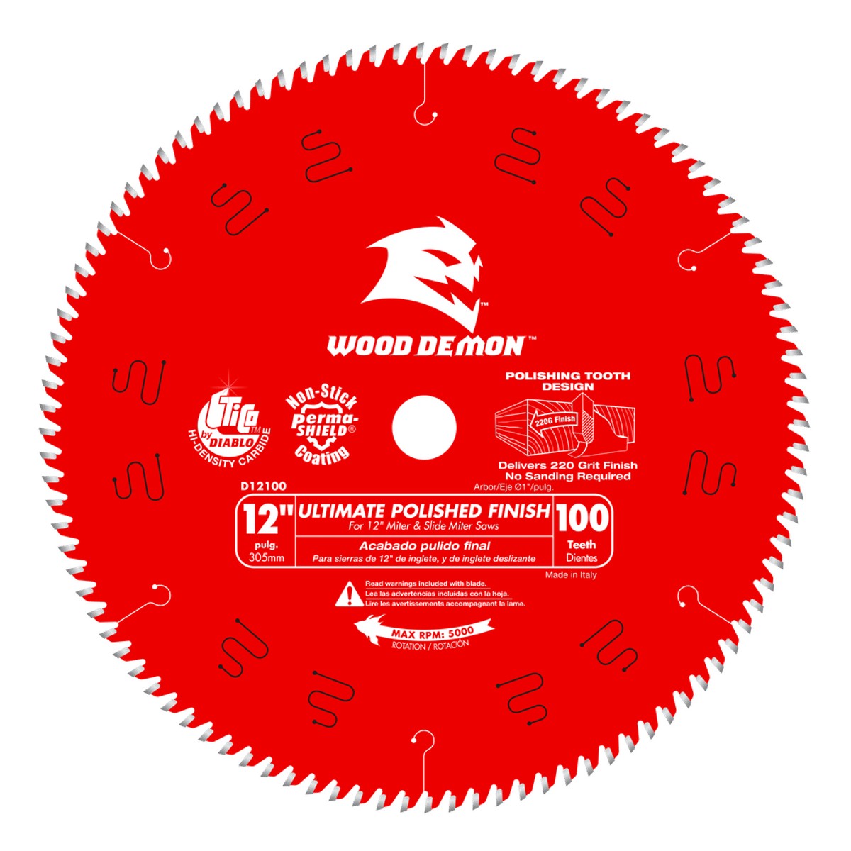 12x100t Finish Blade