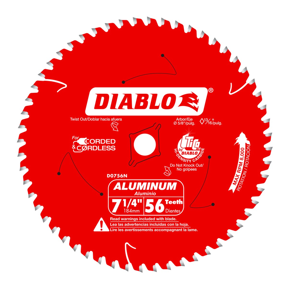 7-1/4x56t Alu Blade