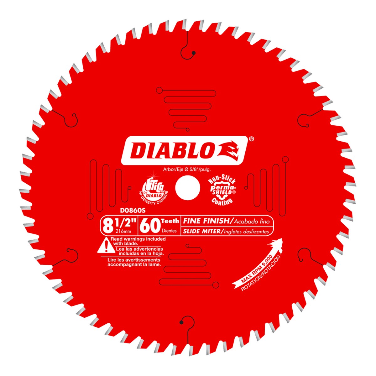 8-1/2x60t Diablo Blade