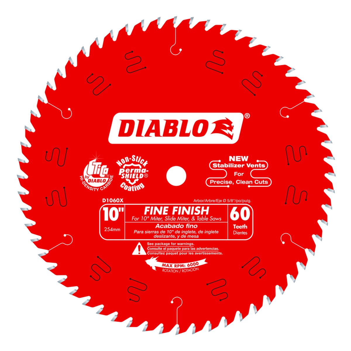 10x60t Diablo Blade