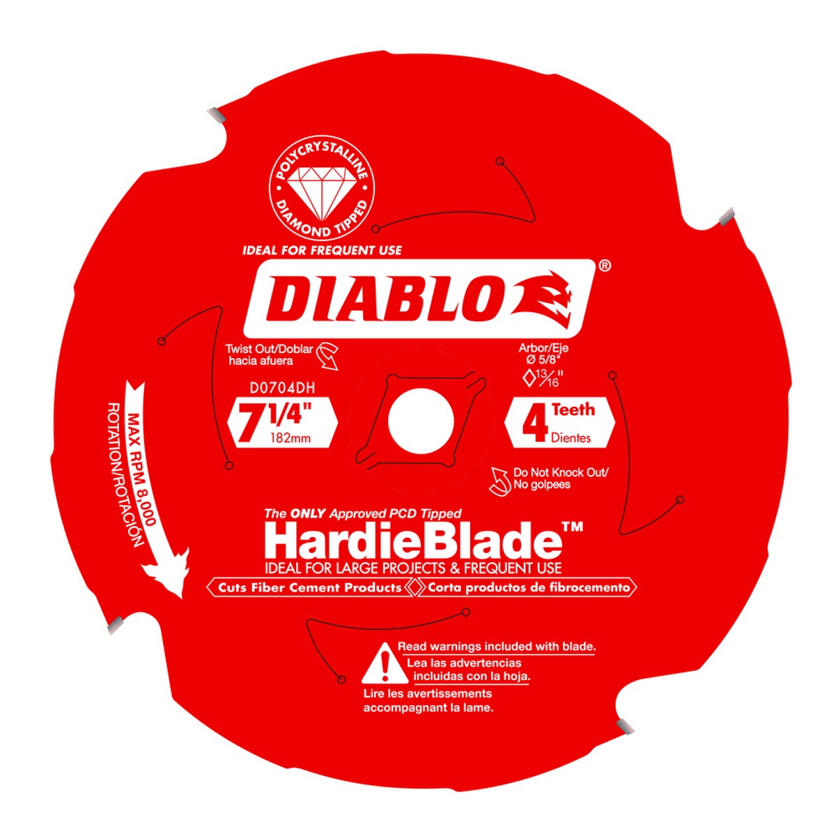 7-1/4x4t Cement Blade