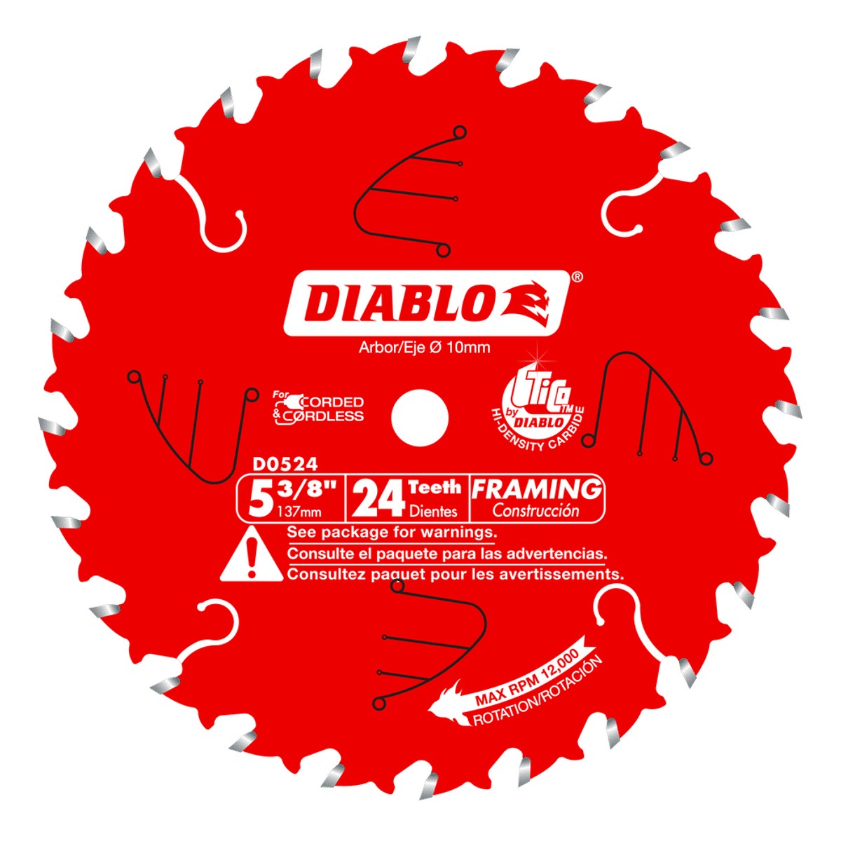 5-3/8x24tcrdls Sawblade