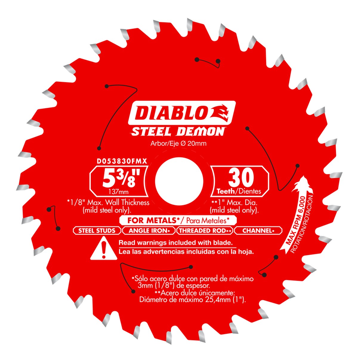 5-3/8x30t Stl Blade