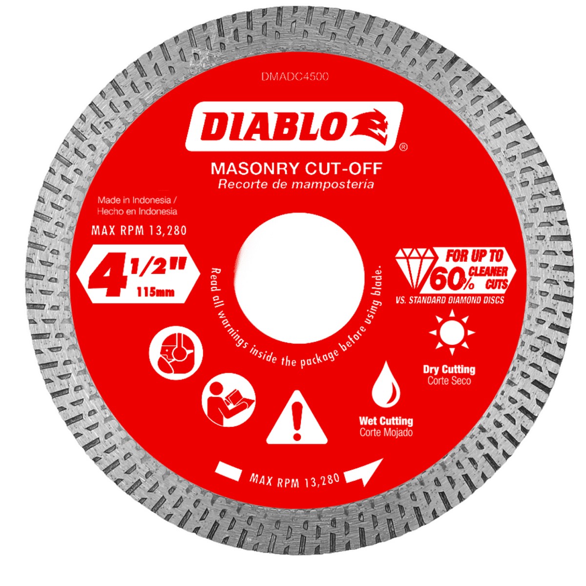 4-1/2DiamondContinuousRimMasonry
