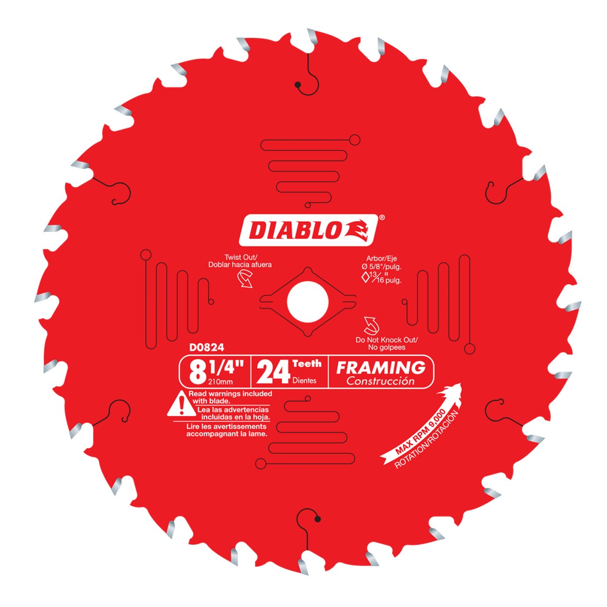 8-1/4x24t Framing Blade