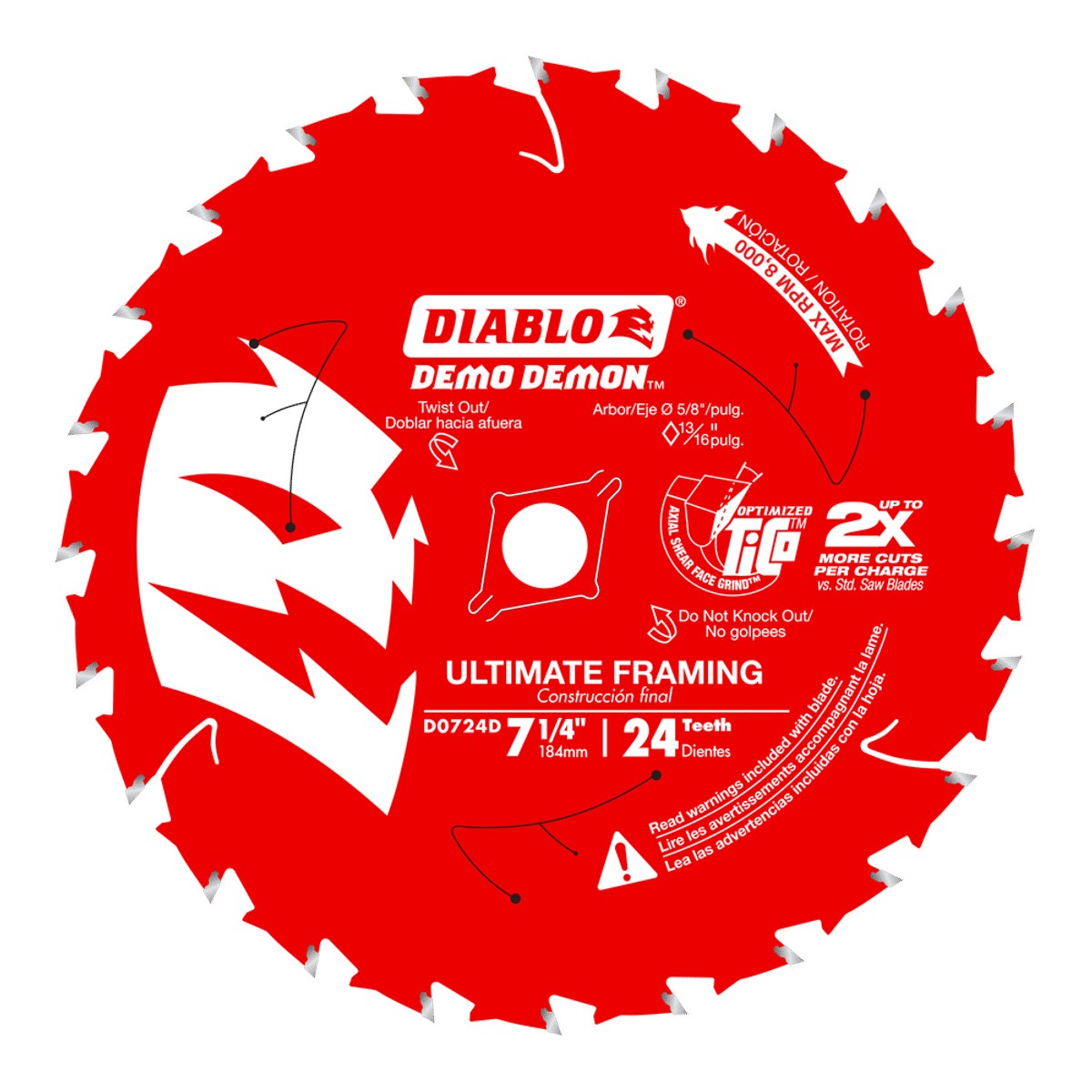 7-1/4x24t Saw Blade