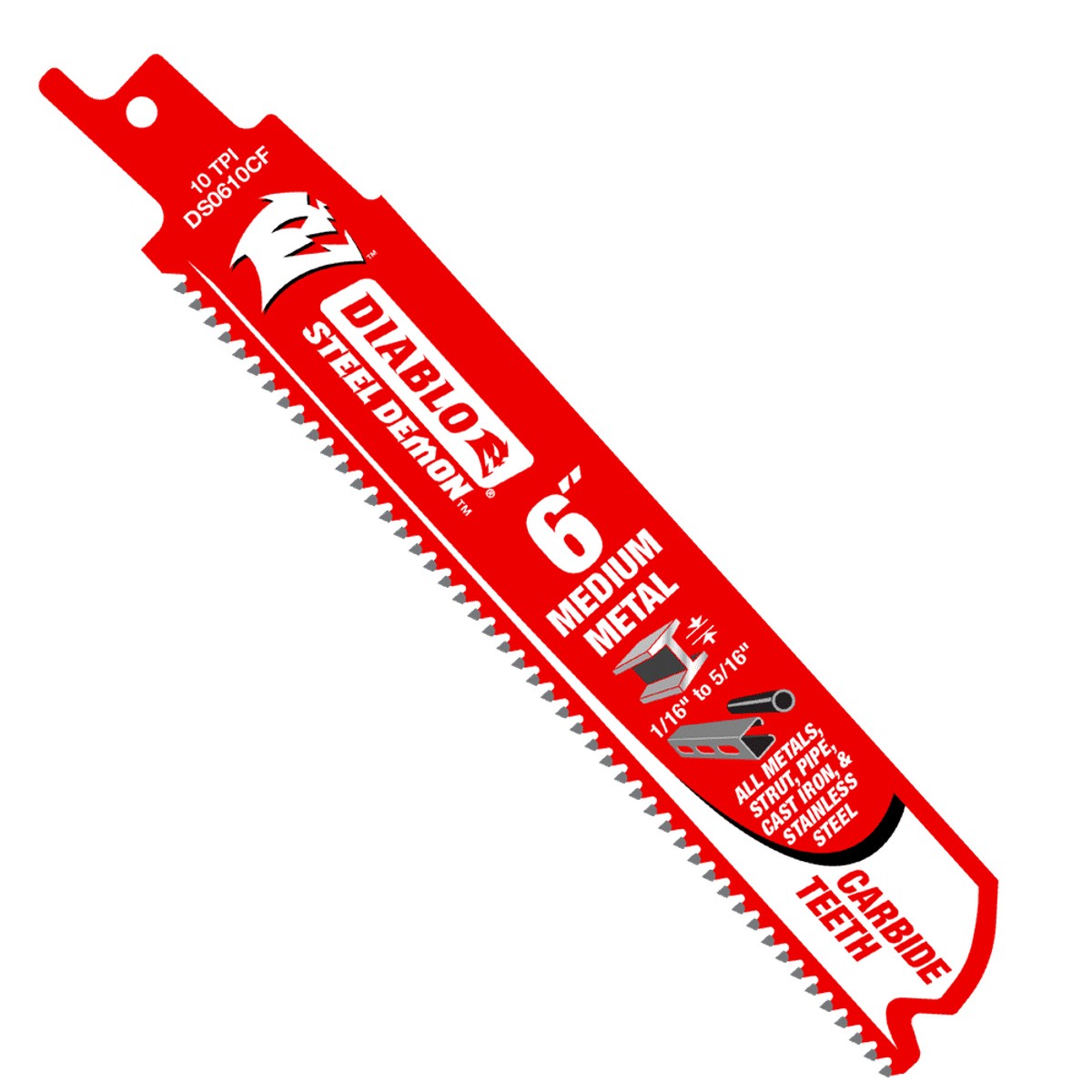 3pk 6"10t Mtl Rec Blade